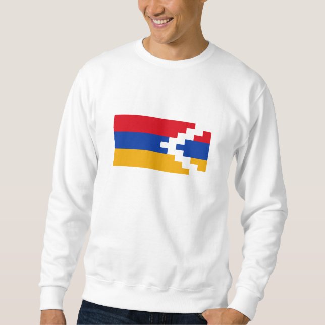 Nagorno-Karabach flagga Lång Ärmad Tröja (Framsida)
