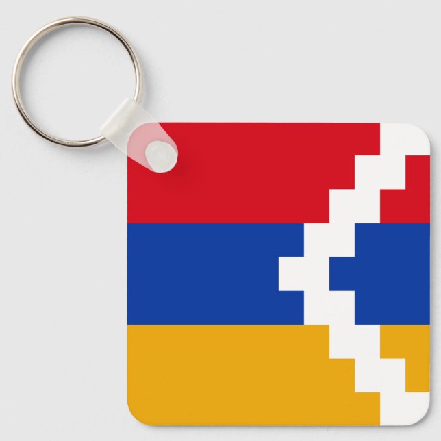Nagorno-Karabach flagga Nyckelring (Framsida)