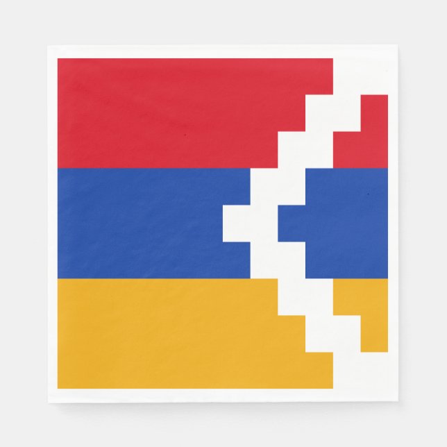 Nagorno-Karabach flagga Pappersservett (Framsidan)