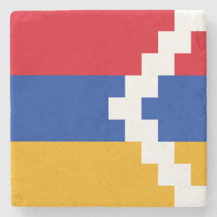 Nagorno-Karabach flagga Stenunderlägg