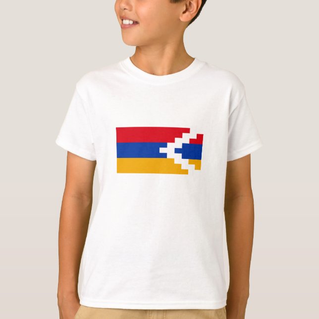 Nagorno-Karabach flagga T Shirt (Framsida)