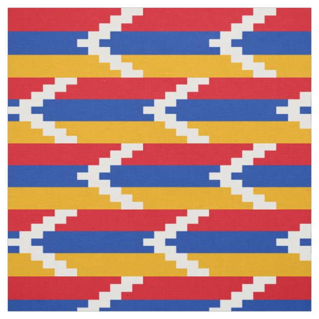 Nagorno-Karabach flagga Tyg (Provkarta)