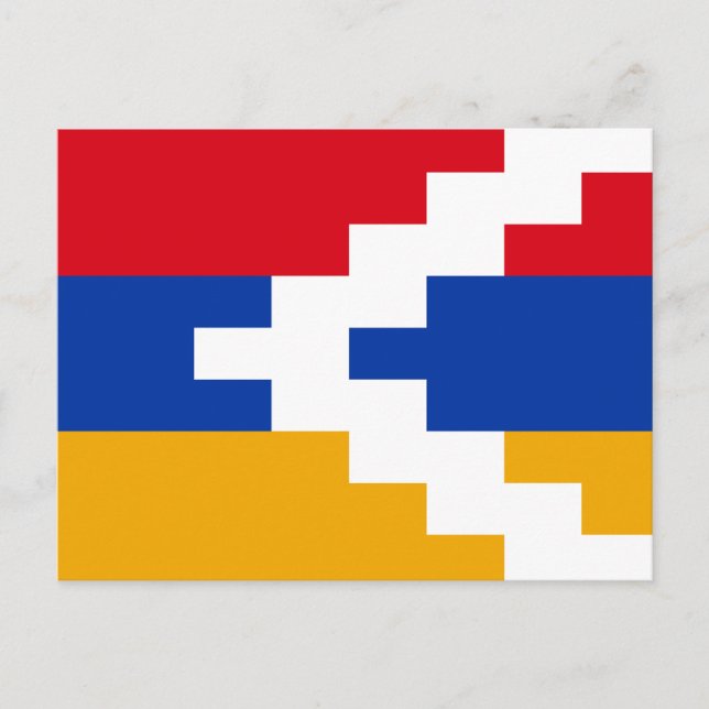 Nagorno-Karabach flagga Vykort (Framsida)