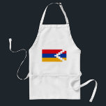 Nagorno Karabakh Flagga Förkläde<br><div class="desc">Patriotisk flagga i Nagorno Karabach.</div>
