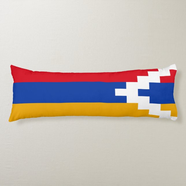 Nagorno Karabakh Flagga Kroppskudde (Framsidan)