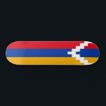 Nagorno Karabakh Flagga Mini Skateboard Bräda 18,5 Cm<br><div class="desc">Patriotisk flagga i Nagorno Karabach.</div>