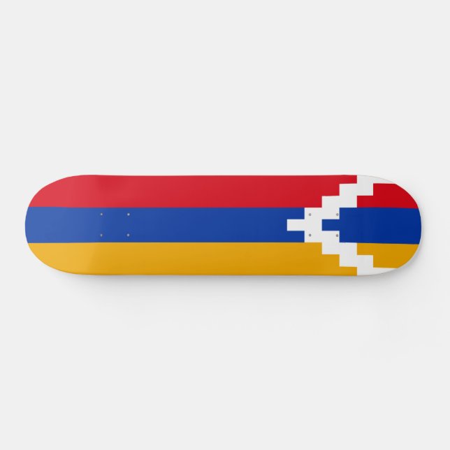 Nagorno Karabakh Flagga Mini Skateboard Bräda 18,5 Cm (Horz)