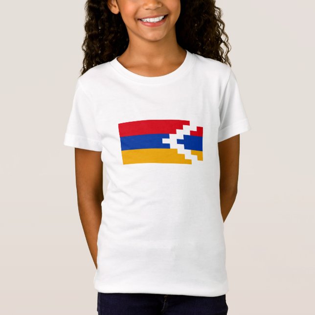 Nagorno Karabakh Flagga T Shirt (Framsida)