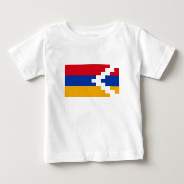 Nagorno Karabakh Flagga T Shirt (Framsida)