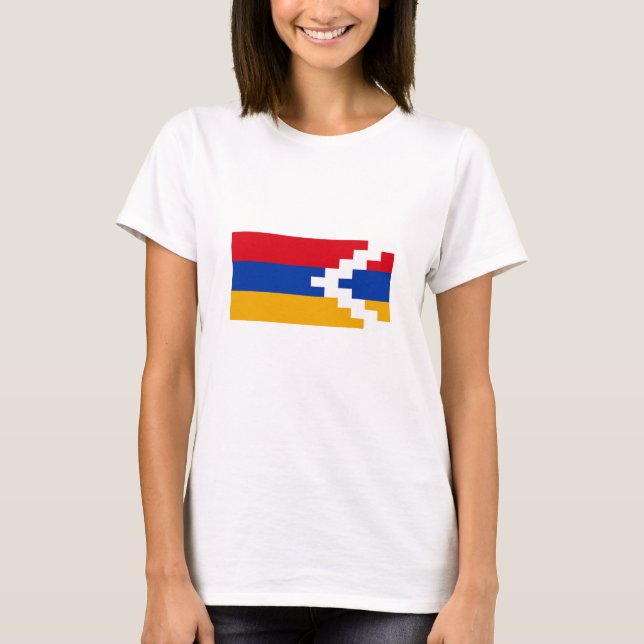 Nagorno Karabakh Flagga T Shirt (Framsida)
