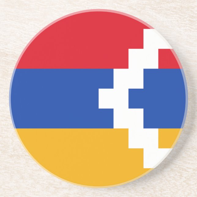 Nagorno Karabakh Flagga Underlägg (Framsidan)