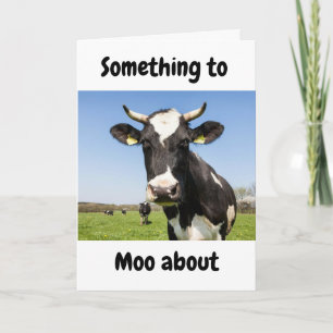 NÅGOT ATT *MOO OM* BROTHER BIRTHDAY-KORT KORT