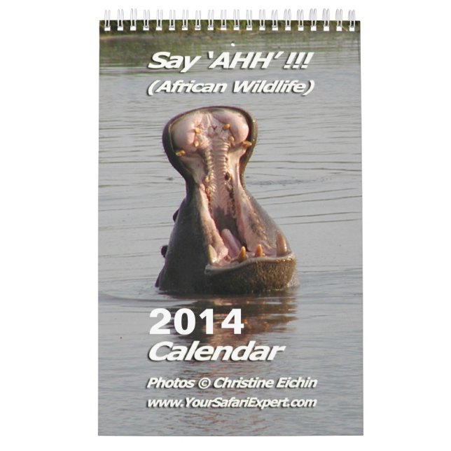 Något att säga "AHH"!!! - Afrikansk Kalender (Omslag)