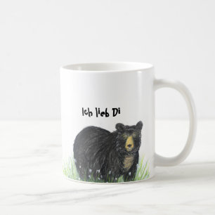 Något att säga älskar jag dig i Schweizare-Tysk Kaffemugg