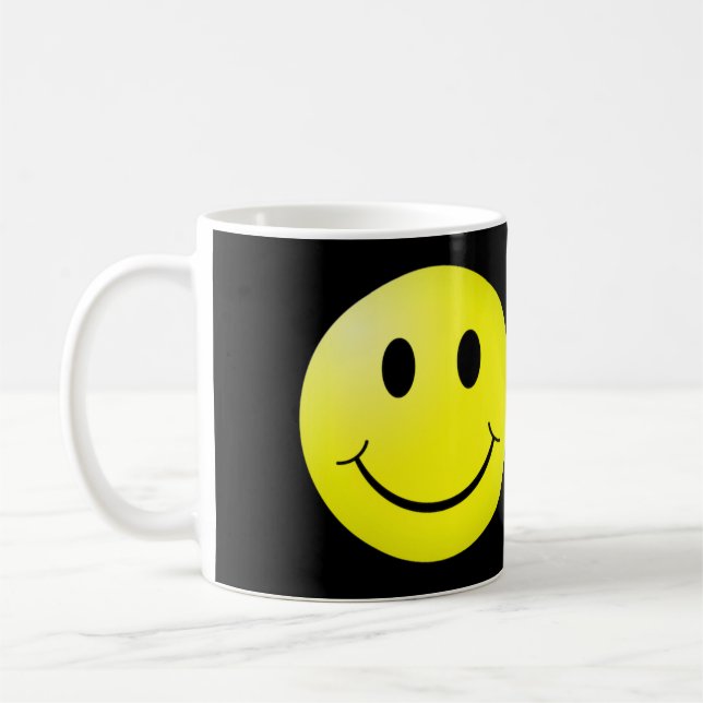 Något att säga det i italienska muggar--Leende! Kaffemugg (Vänster)
