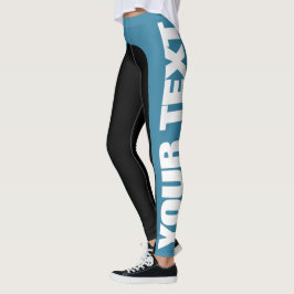 Något att säga det som är stort! Customisable Leggings