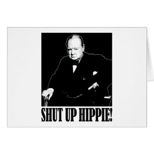 Något att säga för herr Winston Churchill stän Hälsningskort