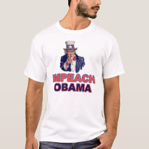 Något att säga för Uncle Sam: Impeach Obama Tee Shirt