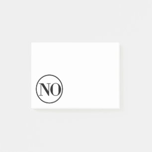 Något att säga ingen Sassy anteckningsbok Post-it Block
