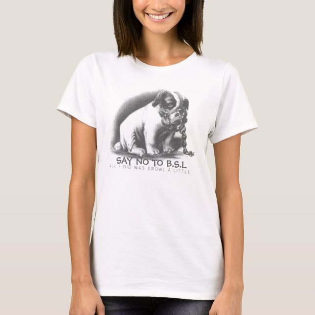 NÅGOT ATT SÄGA INTE TILL B.S.L T-SHIRT (Framsida)