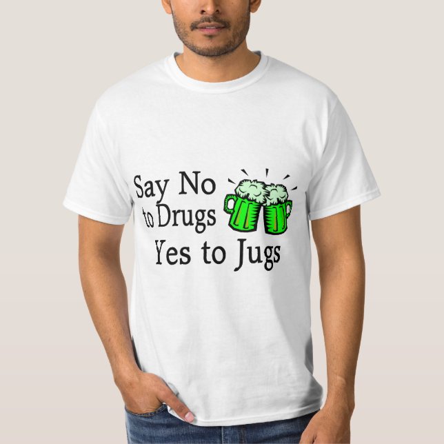 Något att säga inte till den gröna ölst patricks tee (Framsida)