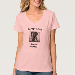 NÅGOT ATT SÄGA "INTE" TILL ELFENBENSPARAN T SHIRT