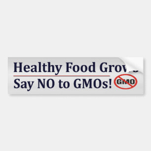 Något att säga INTE till GMO Bildekal