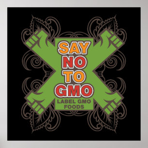 Något att säga inte till GMO Poster