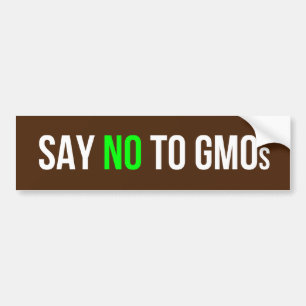 Något att säga inte till GMOs-bildekalet Bildekal