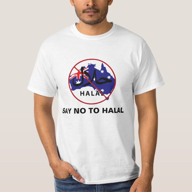 NÅGOT ATT SÄGA INTE TILL HALAL TEE (Framsida)
