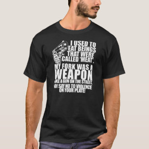 Något att säga inte till våld på ditt plätera t shirt