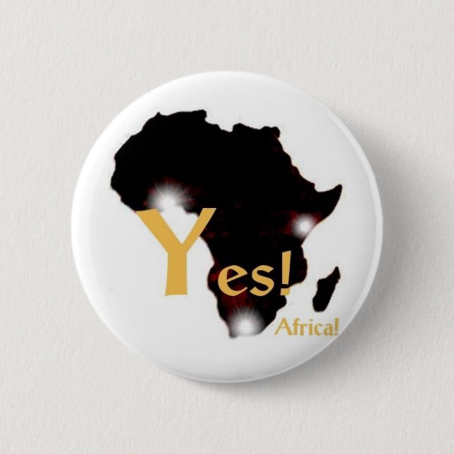 Något att säga ja! till afrikan! knapp (Framsida)