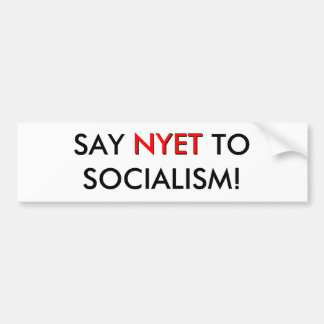 NÅGOT ATT SÄGA NYET TILL SOCIALISMEN! , NYET BILDEKAL