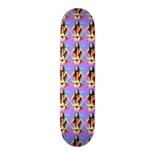 något att säga vilken bikiniflickaskateboard old school skateboard bräda 18 cm