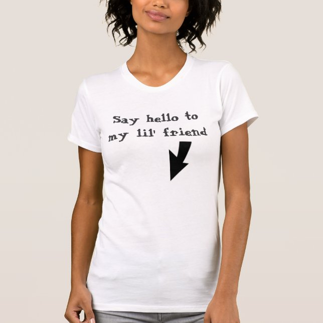 Något att sägahejer till min lilvän tee (Framsida)