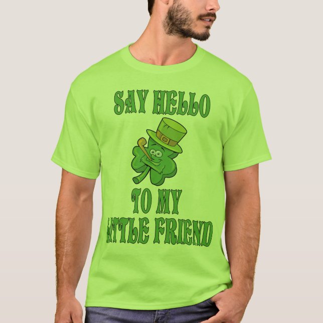 Något att sägahejer till min lite skjorta för tee (Framsida)
