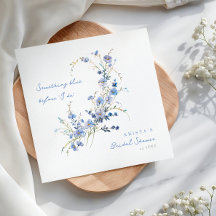 Något Blå Vilda Blommor Bröllopsfest