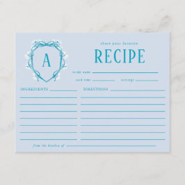 Något Blått Bröllopsdusch Recept Blommig Kronus Tilläggskort