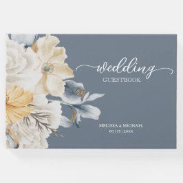 NÅGOT BLÅTT - DÄMPAD BLOMSTERBRUD  Bröllop Gästböcker