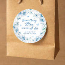 Något Blått Elegant Bröllopsdusch