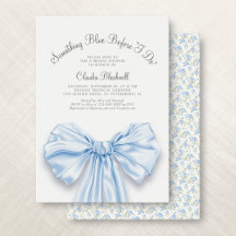 Något blått Fransk Bow Coquette-Möhippa