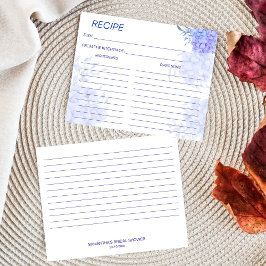 Något blått hortensia bröllopsduschrecept