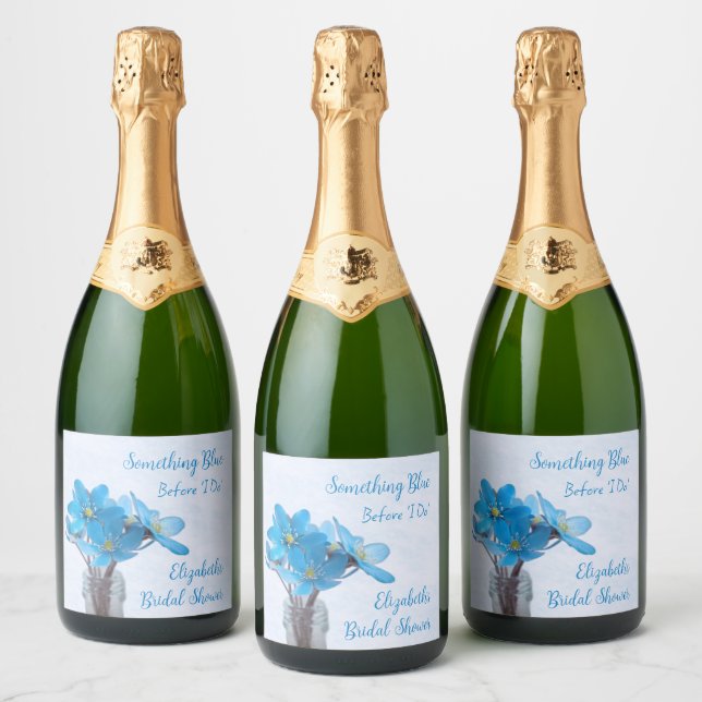 Något Blått Inför Bröllopsfest (Flaskor)