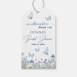 Något Blått innan 'Ja jag vill' Blomsterbröllopsfe Presentetikett