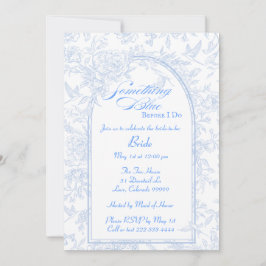 Något blått innan jag bjuder in meddelande