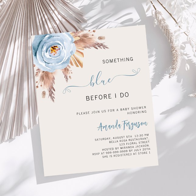 Något blått innan jag boho Bridal Shower (Skapare uppladdad)