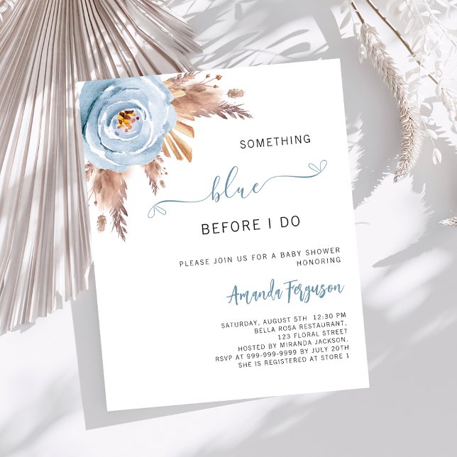 Något blått innan jag boho Bridal Shower (Skapare uppladdad)