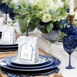 Något Blått Innan Jag Gör Blommig Bröllopsdusch Presentaskar