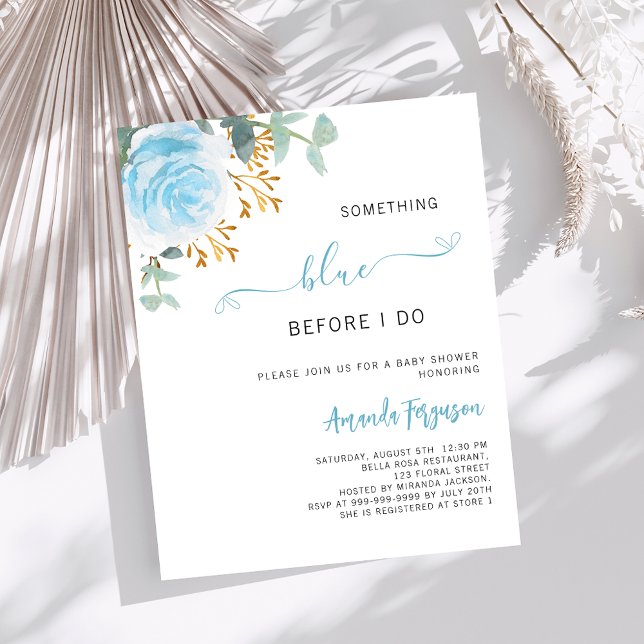 Något blått innan jag gör blommigt Möhippa (Skapare uppladdad)