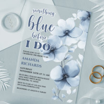 Något blått innan jag gör Blommigt Möhippa